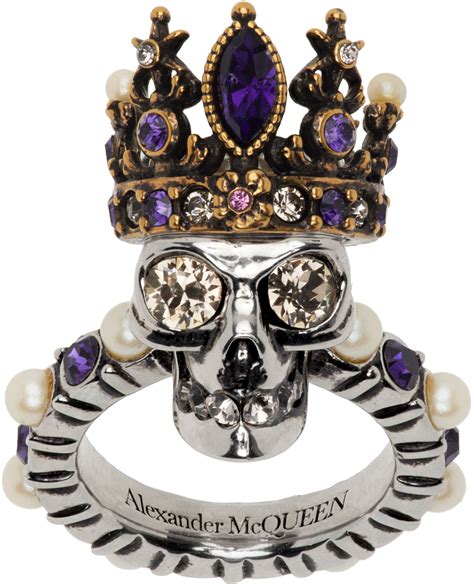 alexander mcqueen rings for women.